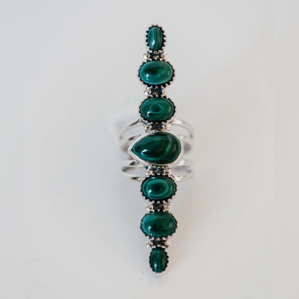 Goldie Lew Lolo Ring Malachite